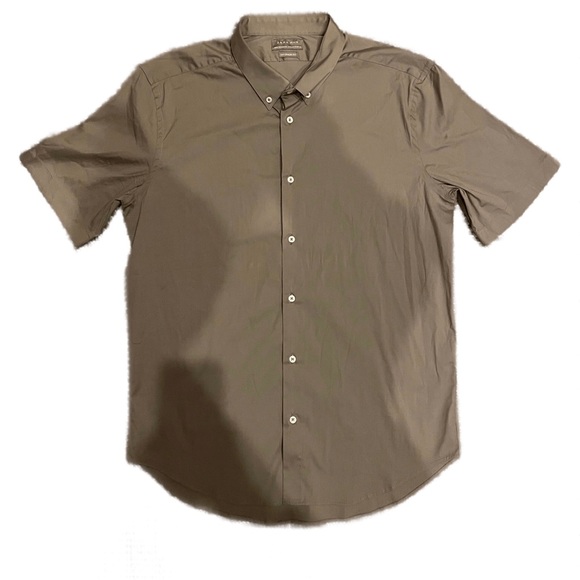 Zara Shirts Zara Man Brown Super Slim Fit Button Down Collared